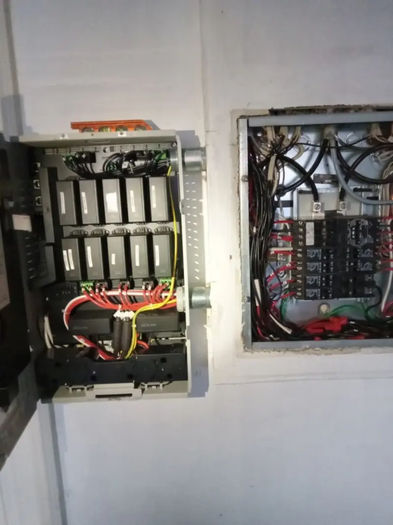 Electrical panel upgrade completed for Security Camera Wiring in Mount Repose